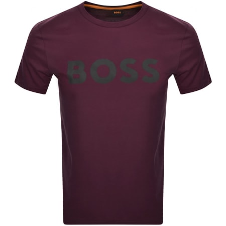 Product Image for BOSS Thinking 1 Logo T Shirt Purple