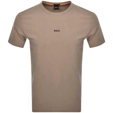 Product Image for BOSS TChup Logo T Shirt Brown
