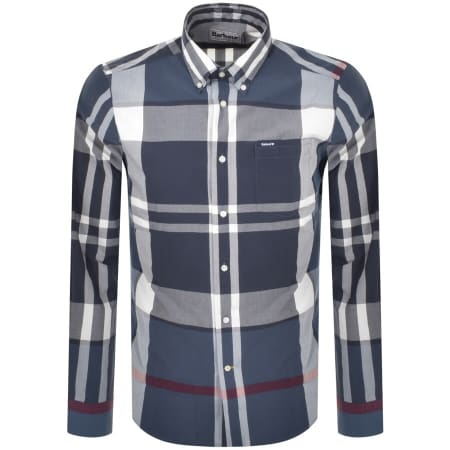 Product Image for Barbour Harris Check Long Sleeved Shirt Navy
