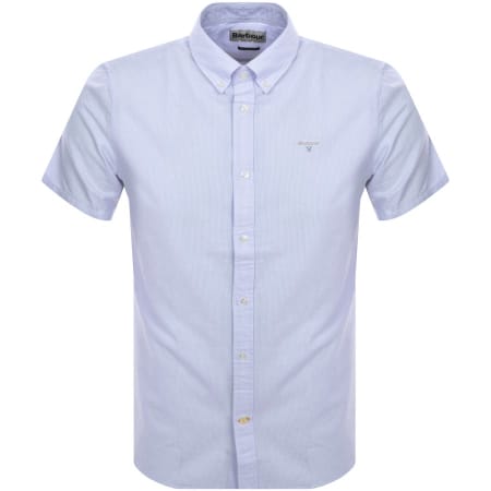 Product Image for Barbour Short Sleeved Oxtown Shirt Blue