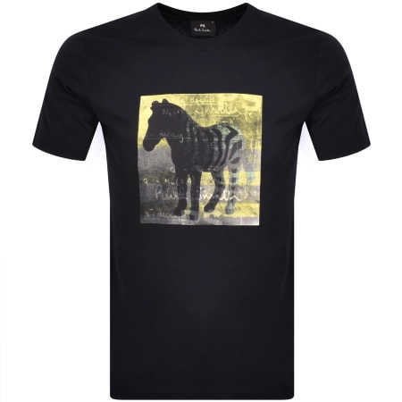 Product Image for Paul Smith Zebra Logo T Shirt Navy