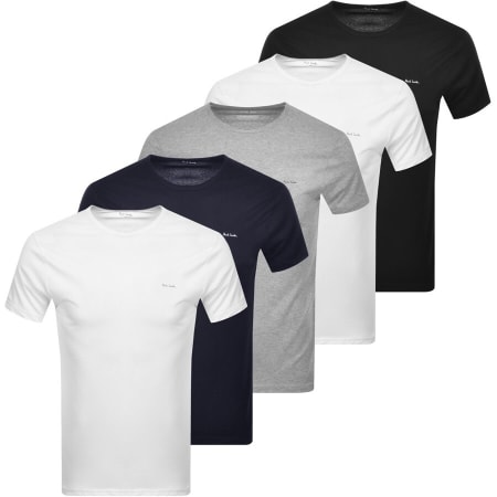 Product Image for Paul Smith Five Pack T Shirt Black