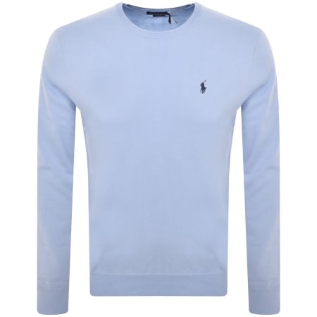 Recommended Product Image for Ralph Lauren Crew Neck Knit Jumper Blue