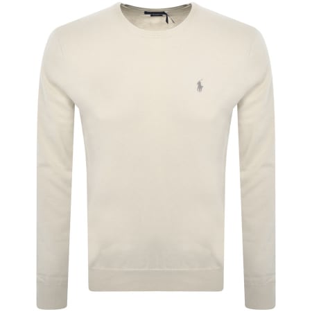 Product Image for Ralph Lauren Crew Neck Knit Jumper Off White