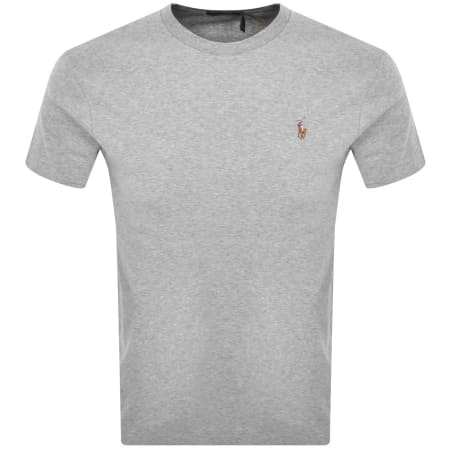 Product Image for Ralph Lauren Pima Crew Neck T Shirt Grey