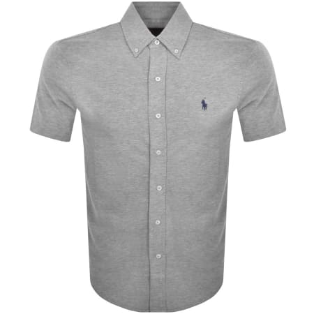 Recommended Product Image for Ralph Lauren Featherweight Short Sleeve Shirt Grey
