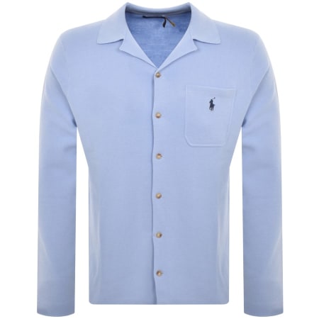 Product Image for Ralph Lauren Long Sleeve Logo Shirt Blue
