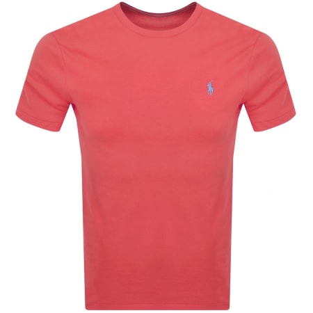 Product Image for Ralph Lauren Crew Neck Slim Fit T Shirt Red