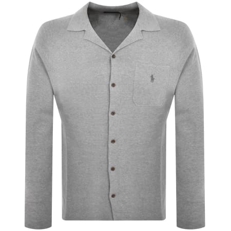 Product Image for Ralph Lauren Long Sleeve Logo Shirt Grey