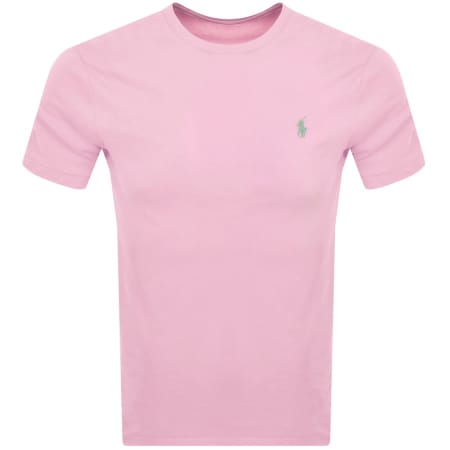 Product Image for Ralph Lauren Crew Neck Slim Fit T Shirt Pink