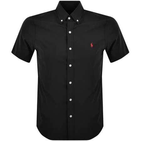 Recommended Product Image for Ralph Lauren Oxford Short Sleeve Shirt Black