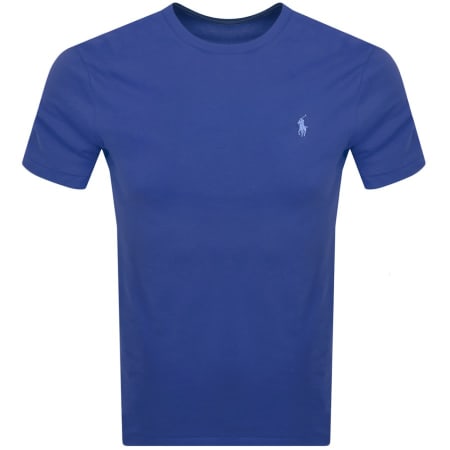 Product Image for Ralph Lauren Crew Neck Slim Fit T Shirt Blue