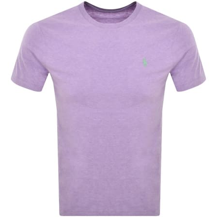 Product Image for Ralph Lauren Crew Neck Slim Fit T Shirt Purple