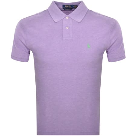 Product Image for Ralph Lauren Custom Slim Polo T Shirt Purple