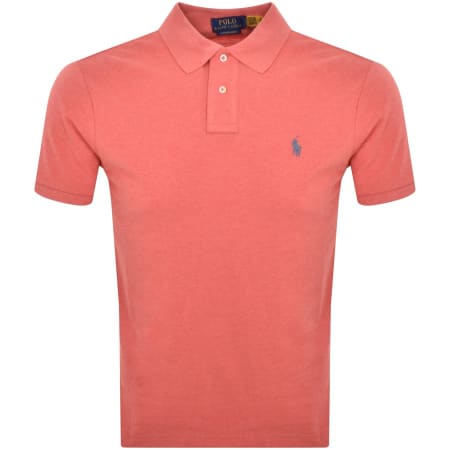 Product Image for Ralph Lauren Custom Slim Polo T Shirt Red