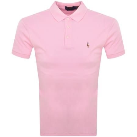 Recommended Product Image for Ralph Lauren Custom Slim Fit Polo T Shirt Pink