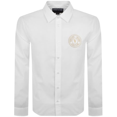Product Image for Versace Jeans Couture Long Sleeve Shirt White
