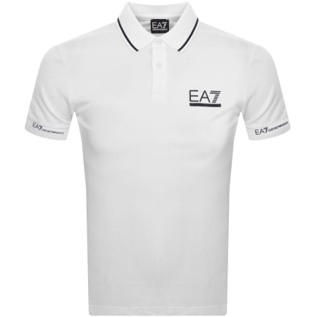 Product Image for EA7 Emporio Armani Short Sleeved Polo T Shirt Whit
