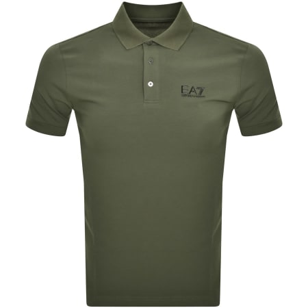 Product Image for EA7 Emporio Armani Short Sleeved Polo T Shirt Gree