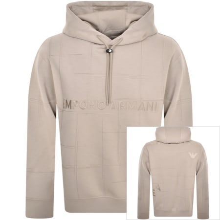 Product Image for Emporio Armani Logo Hoodie Beige