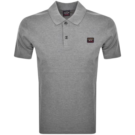 Product Image for Paul And Shark Short Sleeved Polo T Shirt Grey