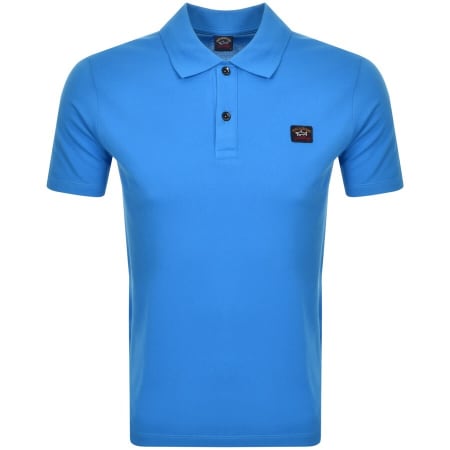 Recommended Product Image for Paul And Shark Logo Polo T Shirt Blue