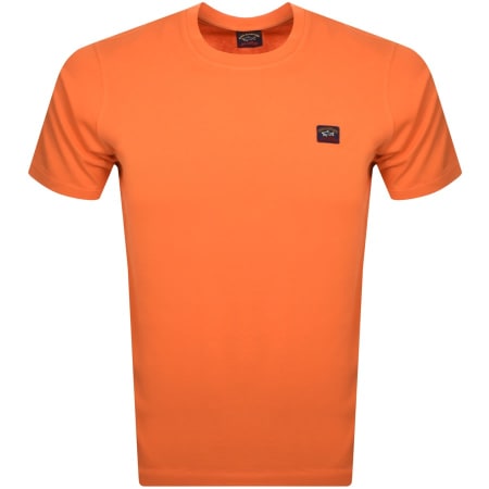 Product Image for Paul And Shark Short Sleeved Logo T Shirt Orange