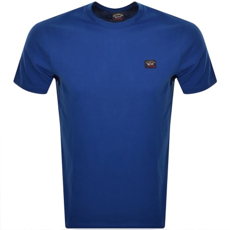 Product Image for Paul And Shark Short Sleeved Logo T Shirt Blue