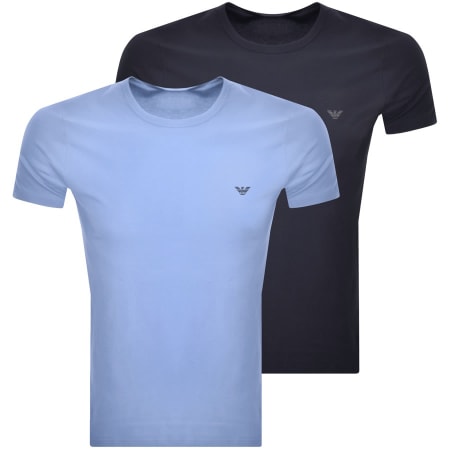 Recommended Product Image for Emporio Armani Lounge Two Pack T Shirts