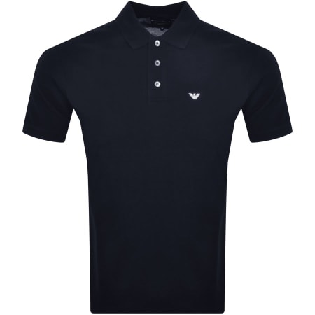 Recommended Product Image for Emporio Armani Short Sleeved Polo T Shirt Navy