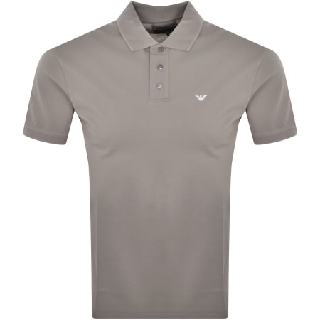 Product Image for Emporio Armani Short Sleeved Polo T Shirt Brown