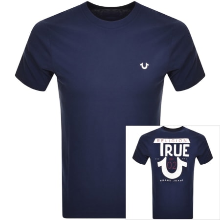 Product Image for True Religion Logo T Shirt Navy