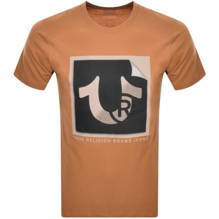 Recommended Product Image for True Religion Peeling Horseshoe T Shirt Brown