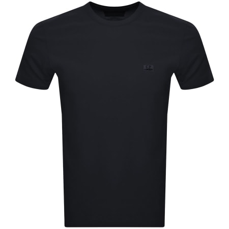 Product Image for CP Company Jersey Logo T Shirt Navy