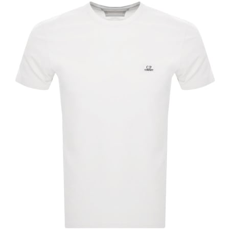 Product Image for CP Company Jersey Logo T Shirt White