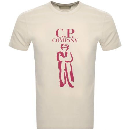 Product Image for CP Company Jersey Sailor T Shirt Cream