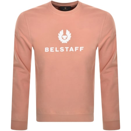 Product Image for Belstaff Crew Neck Sweatshirt Pink