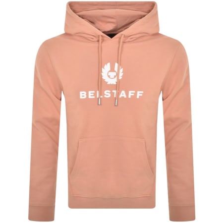 Product Image for Belstaff Signature Logo Hoodie Pink