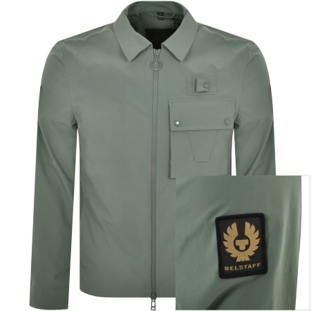 Product Image for Belstaff Castmaster Overshirt Green