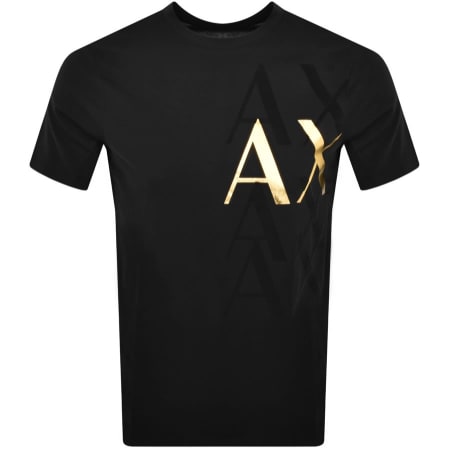 Recommended Product Image for Armani Exchange Crew Neck Logo T Shirt Black