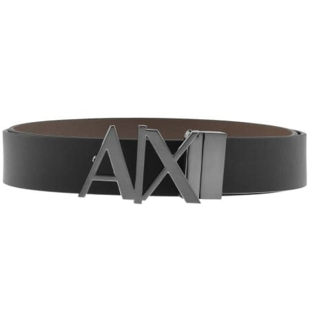 Product Image for Armani Exchange Reversible Belt Black Brown