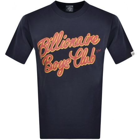 Product Image for Billionaire Boys Club Script Logo T Shirt Navy