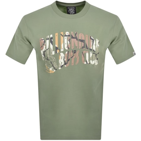 Product Image for Billionaire Boys Club Camo Arch Logo T Shirt Green