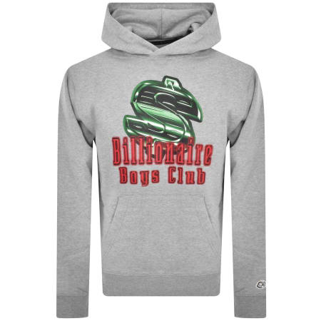 Product Image for Billionaire Boys Dollar Sign Logo Hoodie Grey