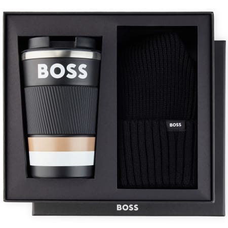Product Image for BOSS Travel Mug And Beanie Gift Set Black
