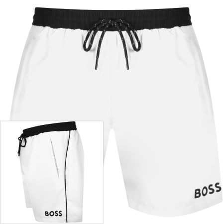 Product Image for BOSS Starfish Swim Shorts White