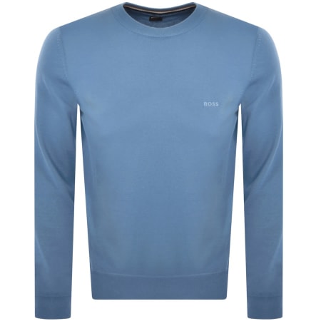 Product Image for BOSS Pacas L Knit Jumper Blue