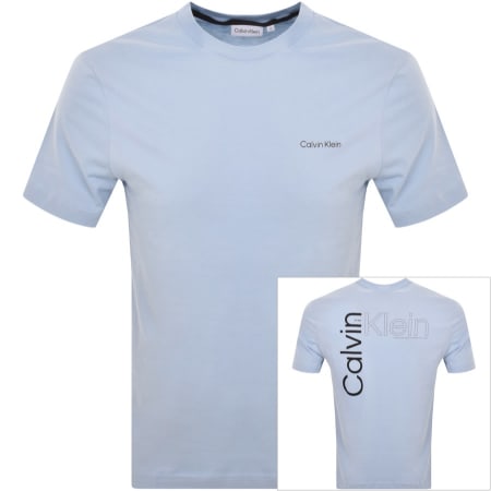 Product Image for Calvin Klein Logo T Shirt Blue