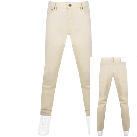 Recommended Product Image for Calvin Klein Tapered Fit Jeans Beige