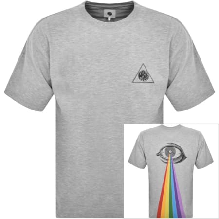 Product Image for Pretty Green Optical Oversized T Shirt Grey